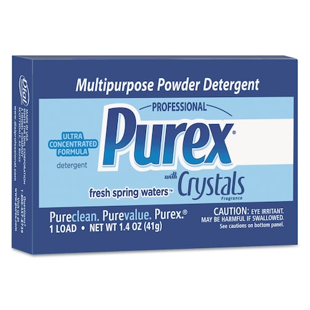Purex Ultra Concentrated Powder Deterge, PK156, Box, Fresh Spring Waters, 156 PK DIA 10245